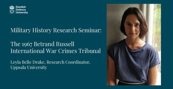 Föreläsningens titel samt porträtt av föreläsaren.