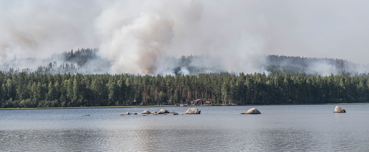 Skogsbrand på norra sidan om Ljusnan strax söder om Kårböle.Runt byn Kårböle i norra Hälsingland rasar tre stora skogsbränder. Byn är sedan en vecka tillbaka evakuerad och släckningsarbetet pågår febrilt mot elden med samlade förmågor från olika myndigheter, frivilliga samt tillrest räddningstjänst från flera europeiska grannländer. Brandområdena är indelade i tre olika sektorer där man försöker isolera elden inom så kallade begränsningslinjer. Förutom att hindra vidare spridning så är det särskilt viktigt att hålla elden borta från orten Kårböle samt viktig infrastruktur.