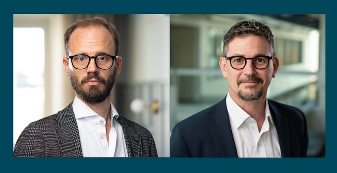 Porträtt av Karl Gustafsson och Linus Hagström.