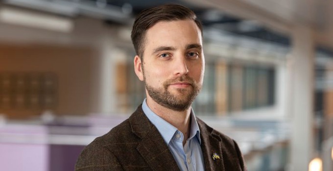 Porträtt av Daniel Smith.