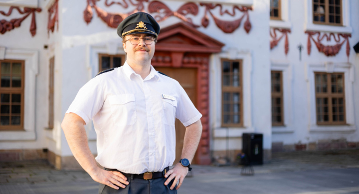 Bild på kadettkårens ordförande
