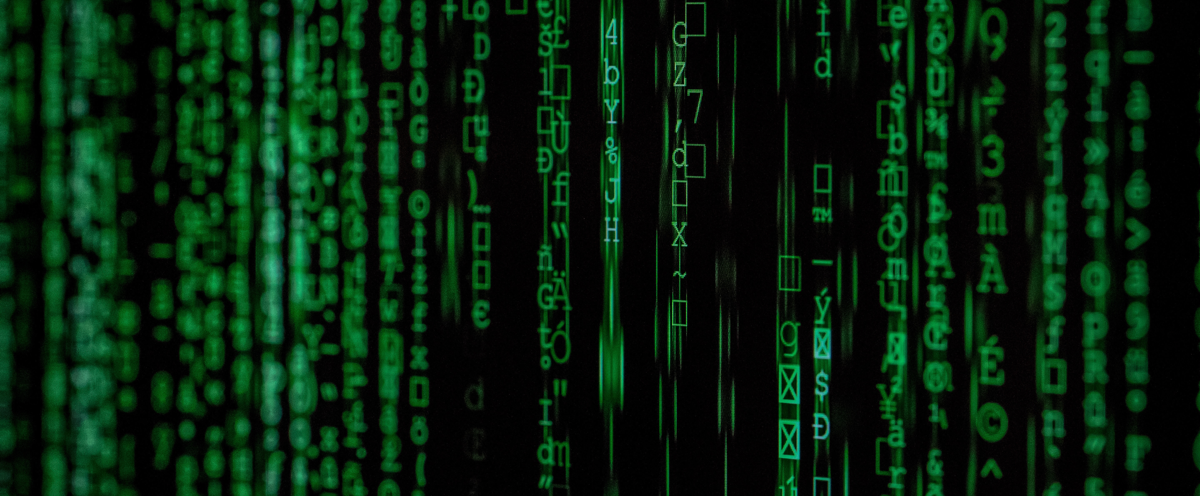A dark green background with a lot of numbers.