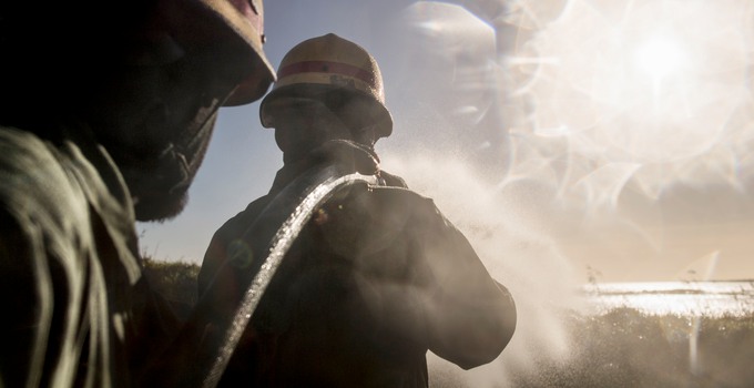 Militärer övar verkanstålighet, flottan.